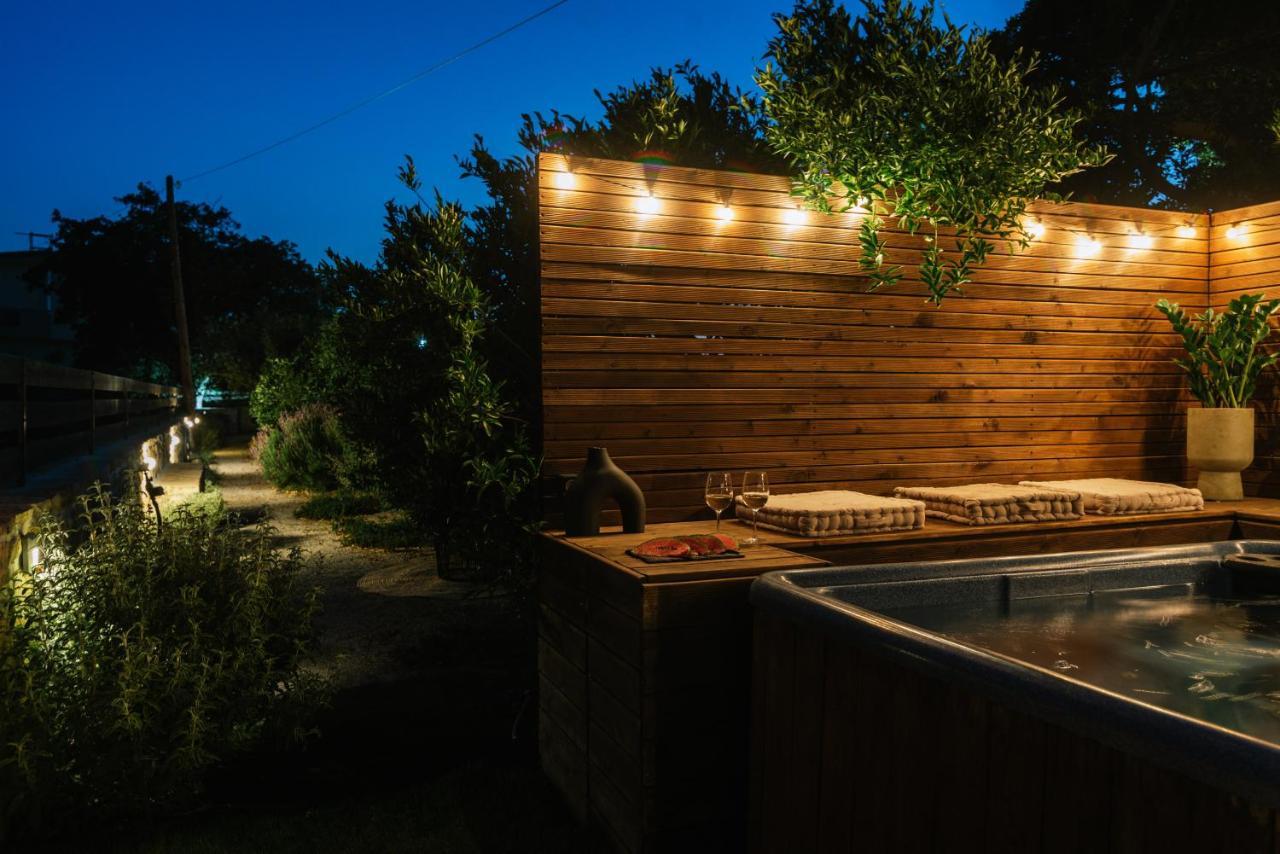 Villa Repsimia With Private Jacuzzi Коккинос Пиргос Экстерьер фото